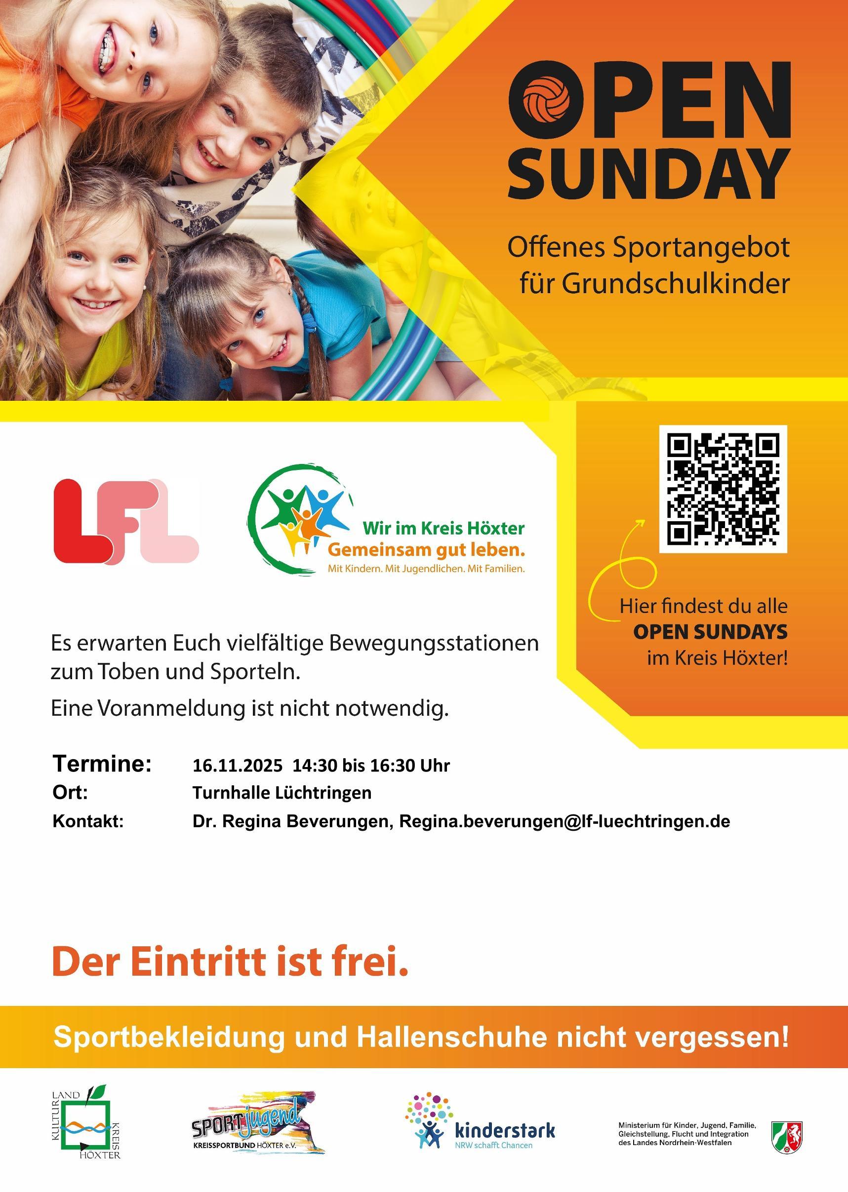 Opensunday lu chtringen poster a3 1